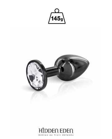 Plug bijou acier noir S - Hidden Eden17149oralove
