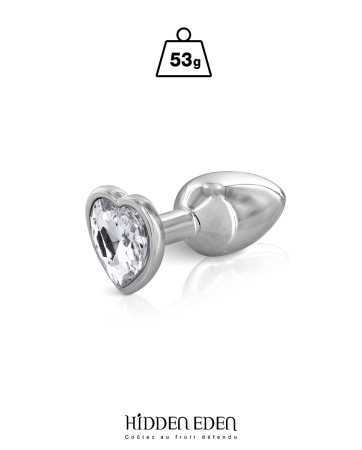 Plug bijou coeur aluminium S - Hidden Eden17152oralove