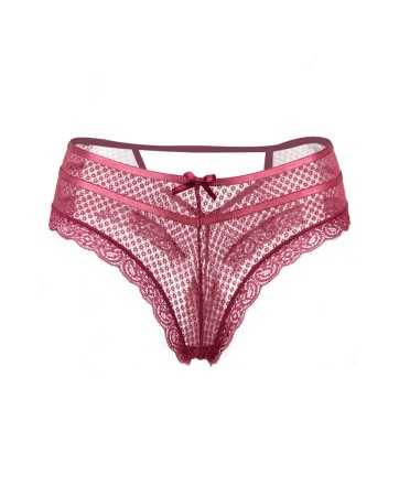 Tanga bordeaux dentelle - Paris Hollywood17225oralove