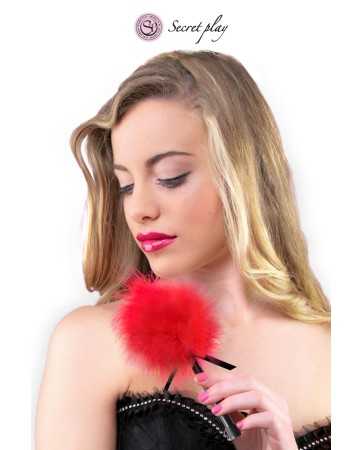 Plumeau 18 cm rouge - Secret Play17372oralove