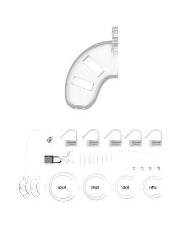 Cage de chasteté 9cm avec plug - ManCage 1017460oralove