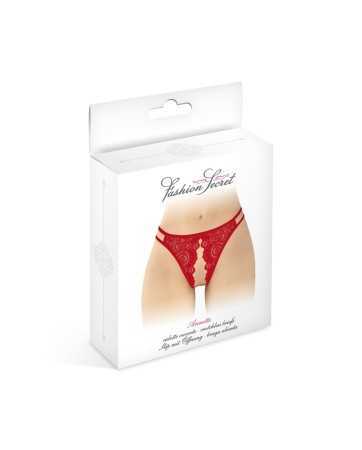 Culotte rouge ouverte Annette - Fashion Secret17713oralove