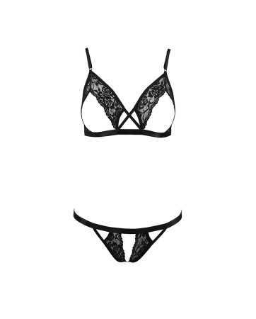 Ensemble sexy ouvert Diabolina - Passion18216oralove