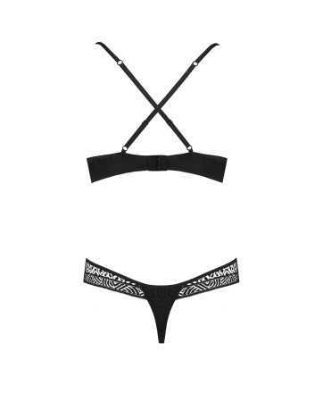 Ensemble Scarlet Bikini noir - Passion18308oralove