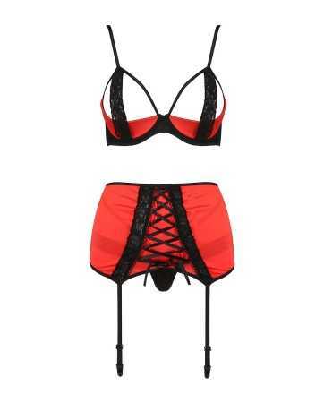 Ensemble lingerie à jarretelles Femmina - Passion19034oralove