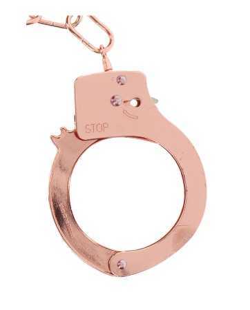 Menottes métal rose gold - Toy Joy19254oralove