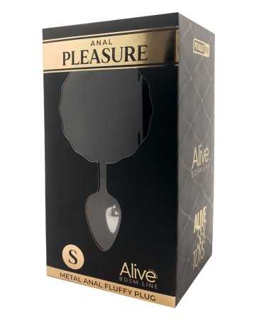 Plug métal Fluffy S noir - Alive19437oralove